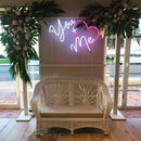 You + Me Enseigne Néon