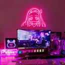 Anime Girl Neon Sign