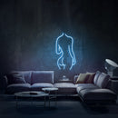 Naked girl led neon sign