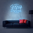 Cocktails & Dream neon sign