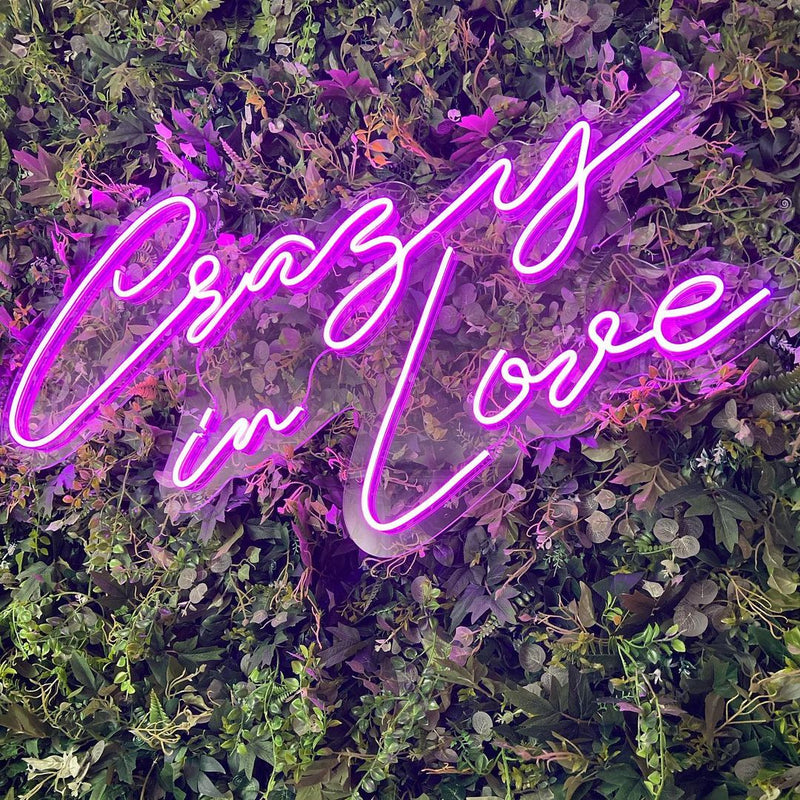 Insegna al neon di Crazy In Love