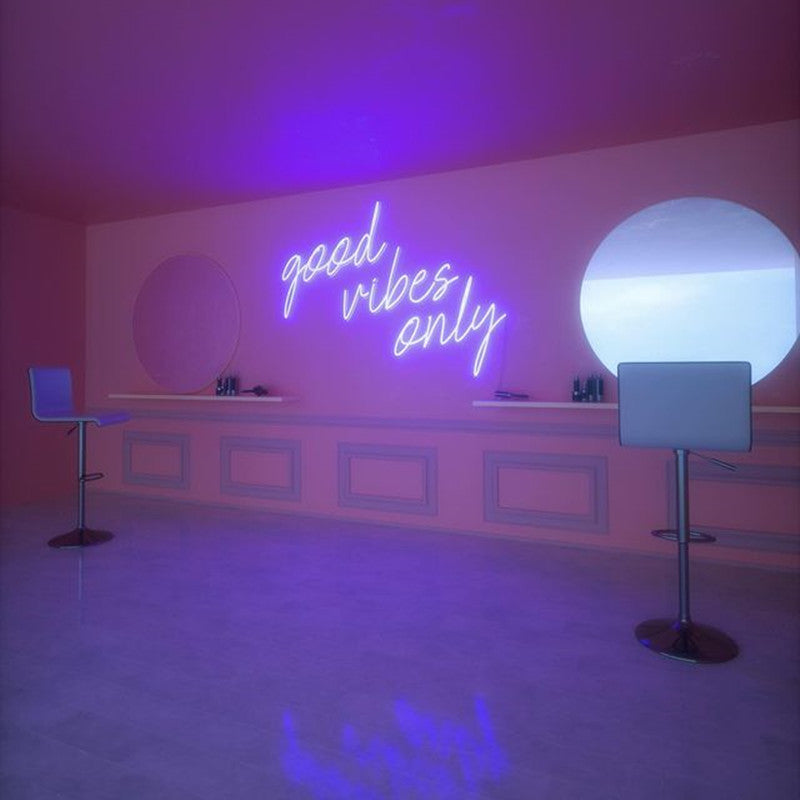 Good Vibes Only Insegna al neon