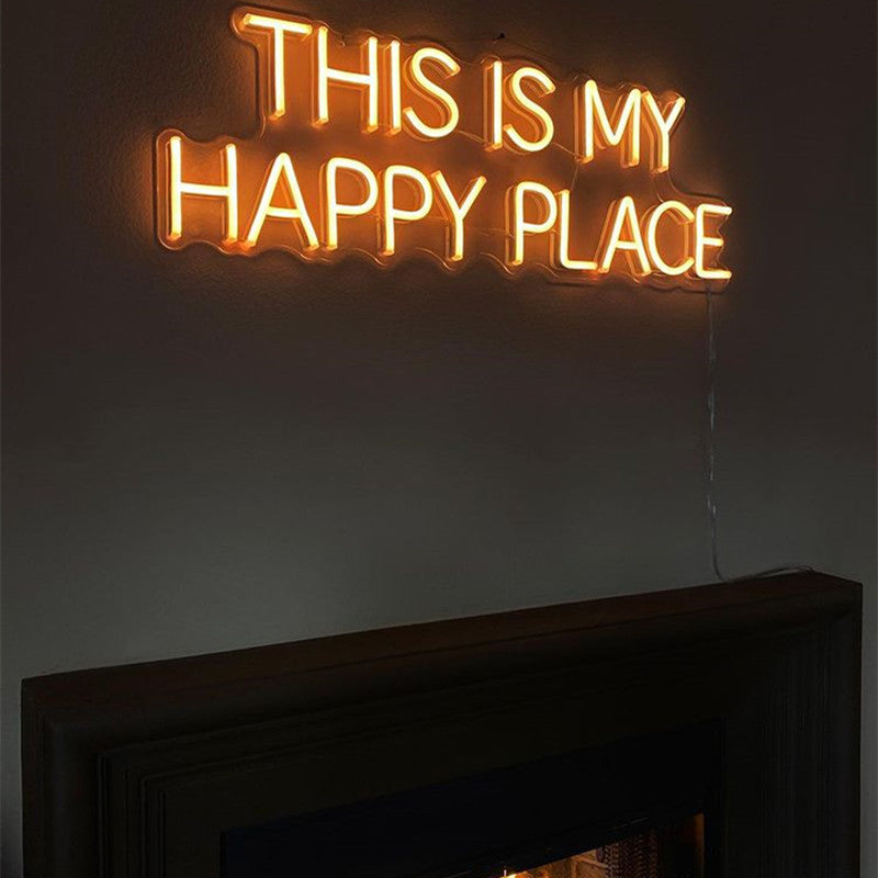 This Is My Happy Place Neon Sign