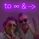 To Infinity and Beyond Neon Sign