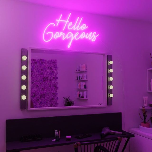 Hello Gorgeous 2 Neon Sign