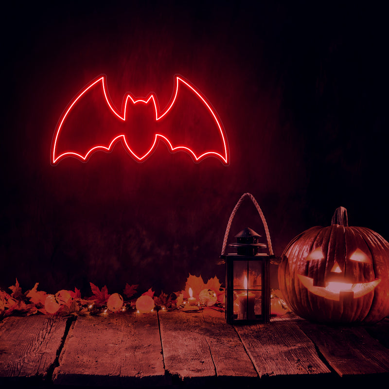 Halloween Bat Neon Sign
