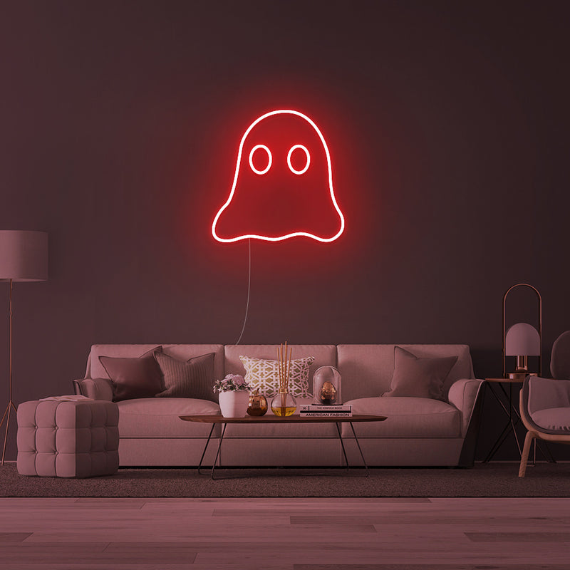 Mini Ghost Neon Sign
