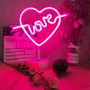 LED Neon Sign Desk Lights & Table Lamps