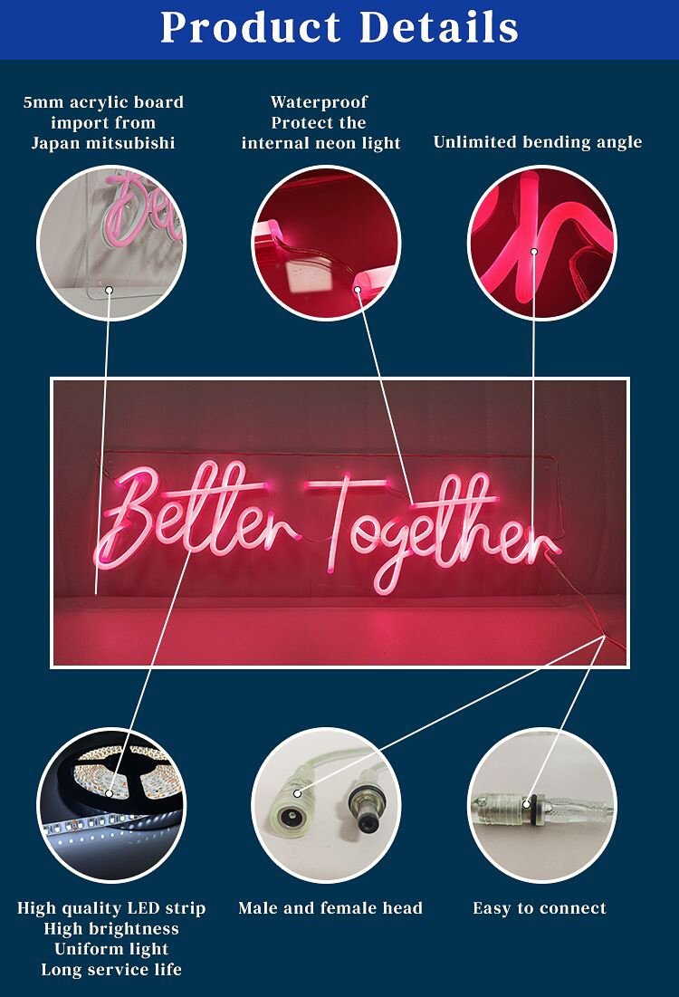 Better Together 2 Neon Sign