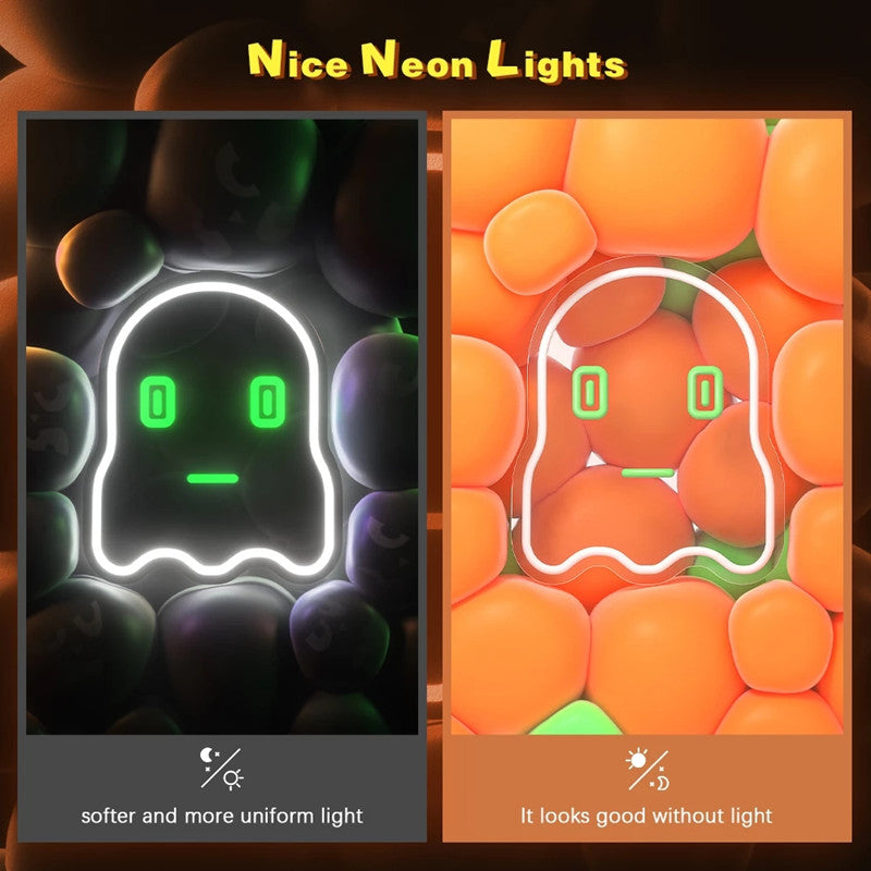 LED Neon Sign & LED Halloween Night Light