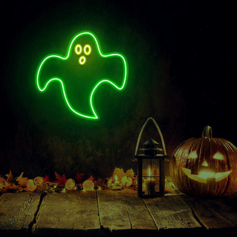 Halloween Ghost Neon Sign