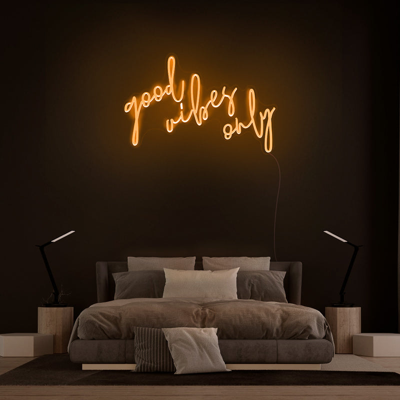 Good Vibes Only neon sign