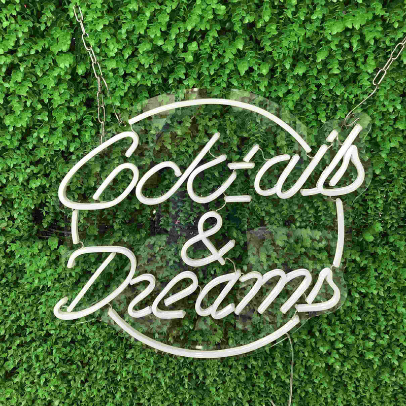 Cocktails & Dream Enseigne Néon