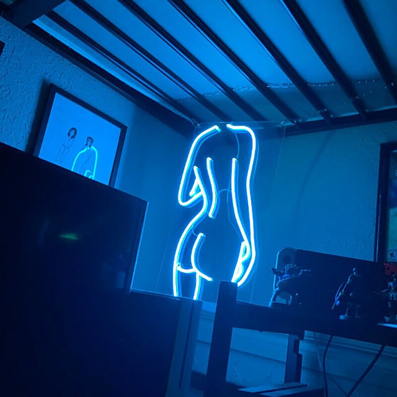 Naked Girl Neon Sign