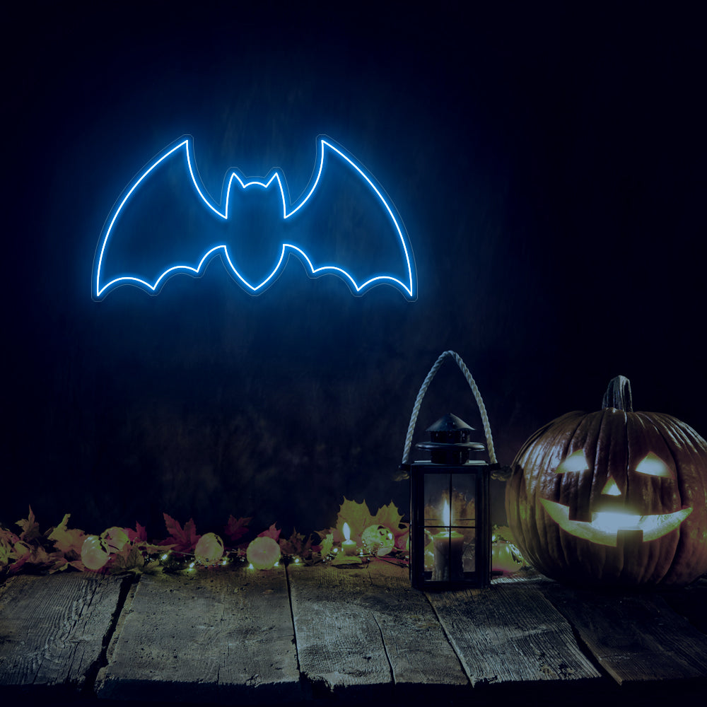 Halloween Bat Neon Sign