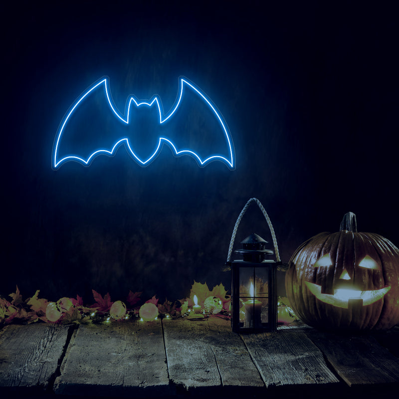 Halloween Bat Neon Sign
