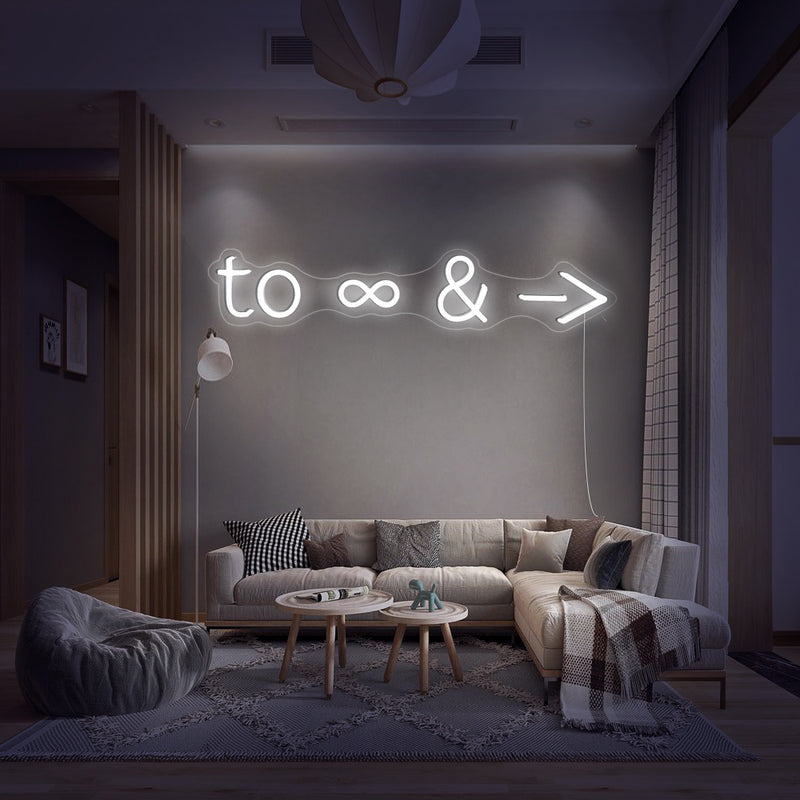 To Infinity and Beyond Neon Sign