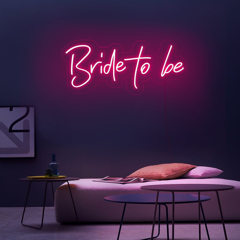 Bride to be neon sign